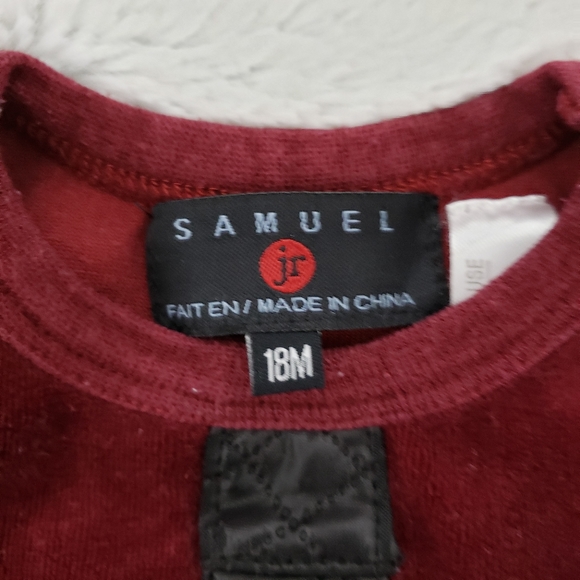 Samuel Jr Burgundy Holiday Set - Picture 6 of 7
